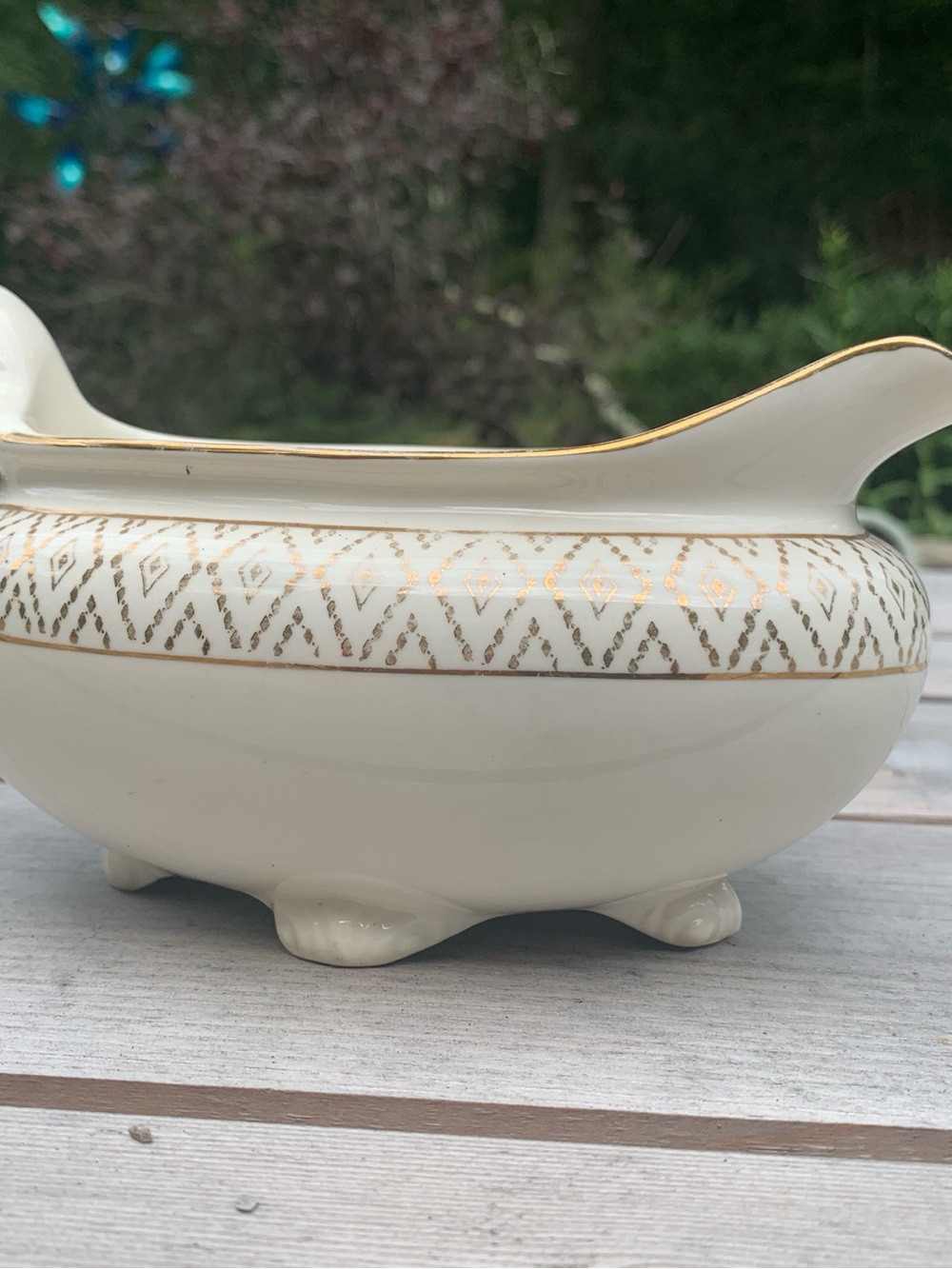 1941 Vintage Homer Laughlin "Nautilus" Gravy Boat